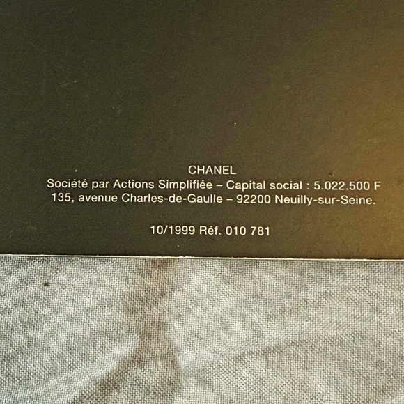 CHANEL VINTAGE CATALOGUE, 2000 MAKEUP, CREATION MAQUILLAGE PRINTEMPS 2000 CHANEL - Picture 13 of 16